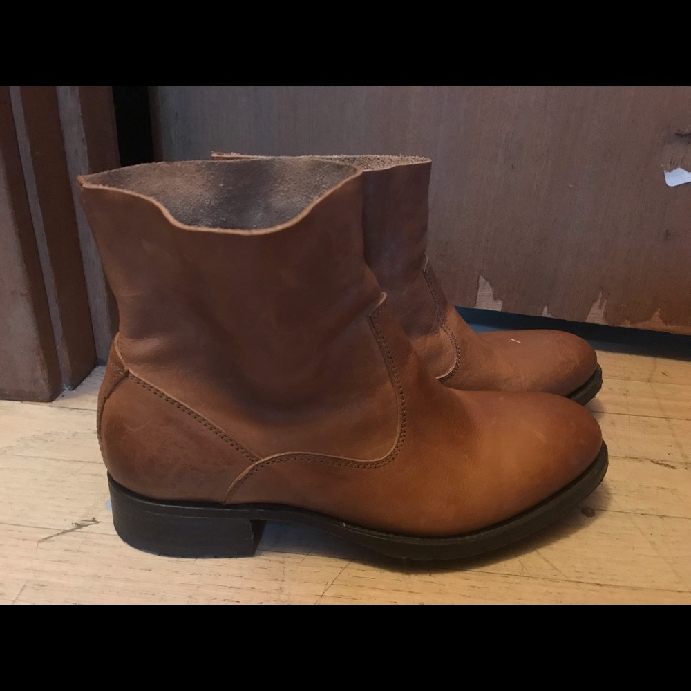 N.D.C Leather Moto Booties